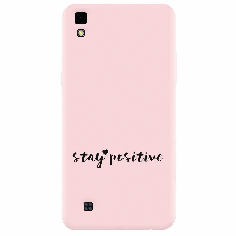 Husa silicon pentru Lg X Power, Stay Positive