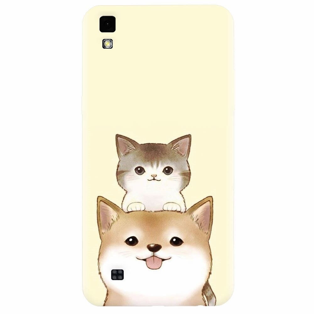 Husa silicon pentru Lg X Power, Two Cat