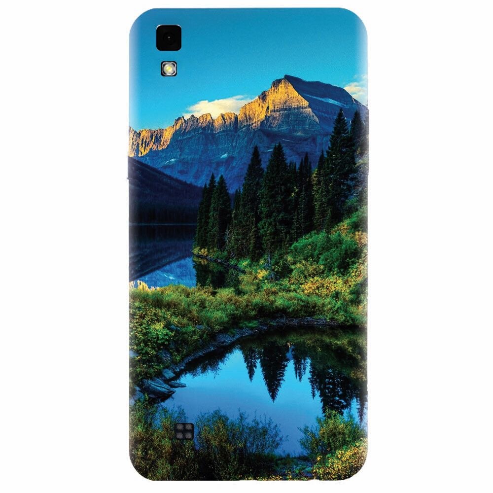 Husa silicon pentru Lg X Power, HDR Mountains Lake