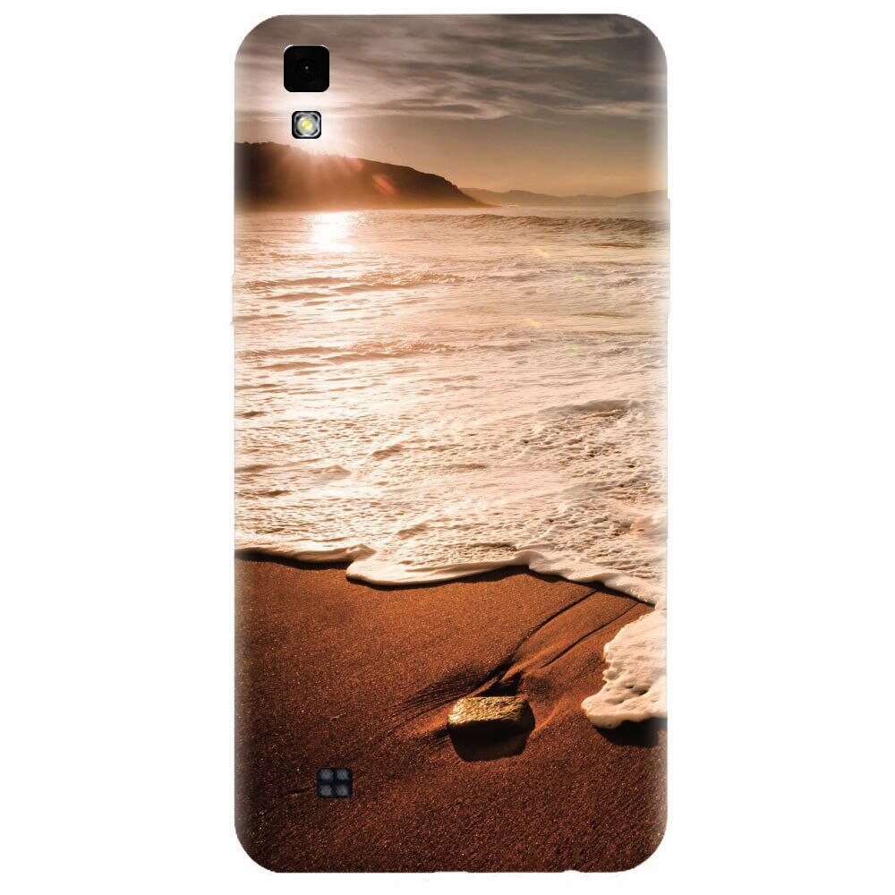 Husa silicon pentru Lg X Power, Sunset Foamy Beach Wave