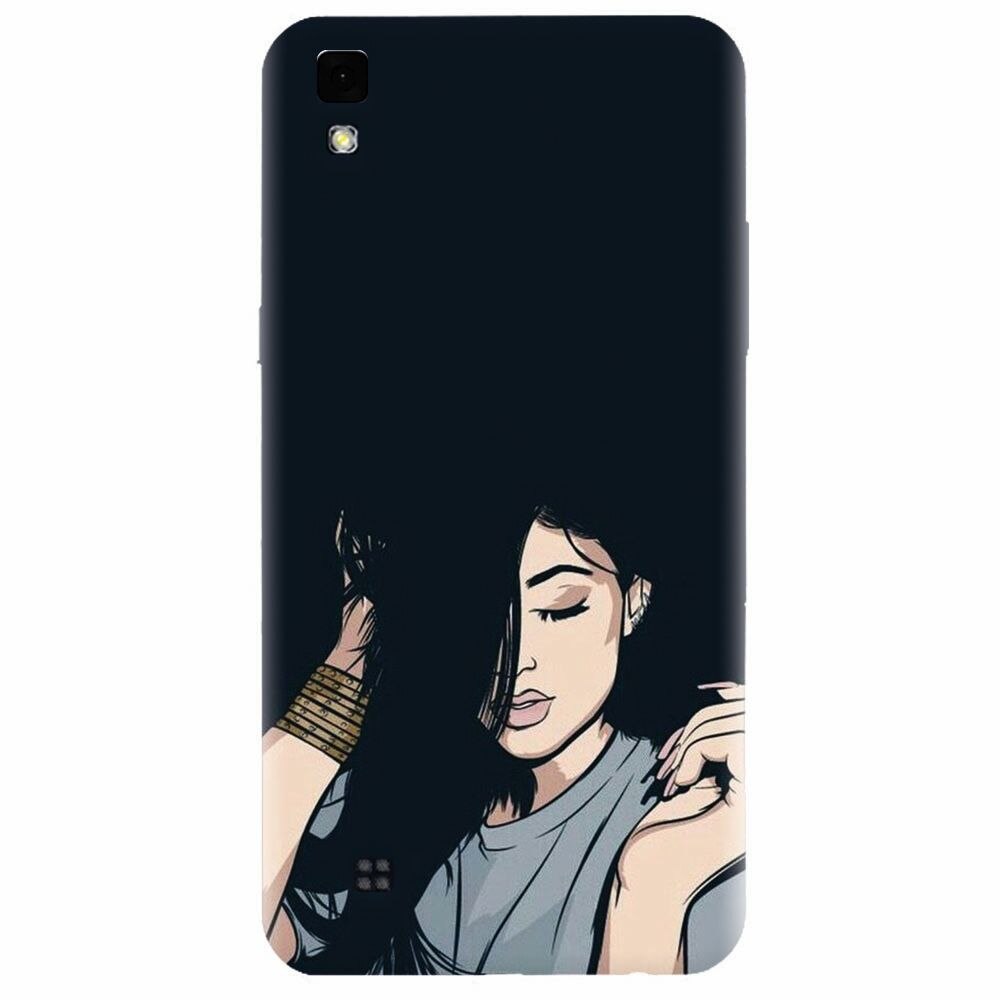 Husa silicon pentru Lg X Power, Simple Girl