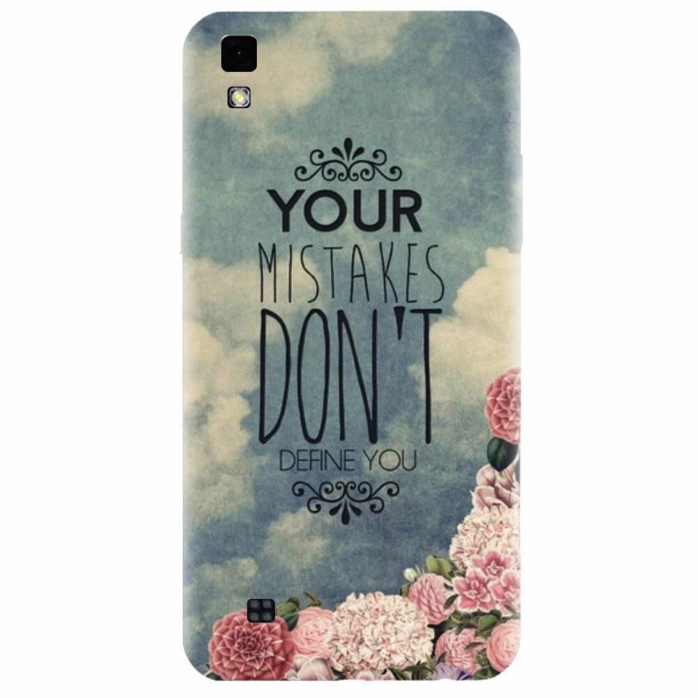 Husa silicon pentru Lg X Power, Your Mistakes Dont Define You
