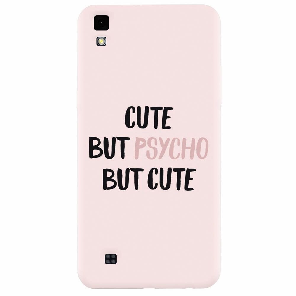 Husa silicon pentru Lg X Power, Cute But Psycho