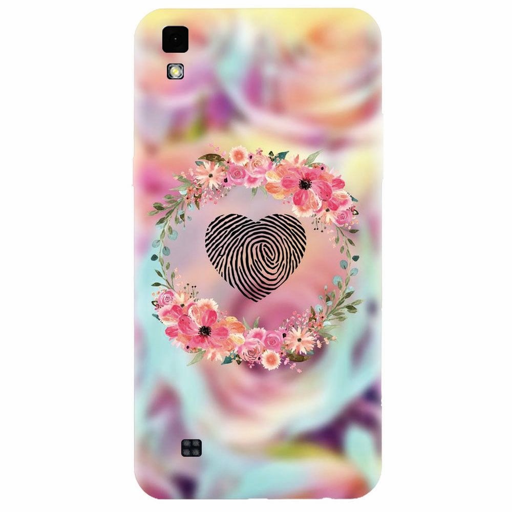 Husa silicon pentru Lg X Power, Fingerprint