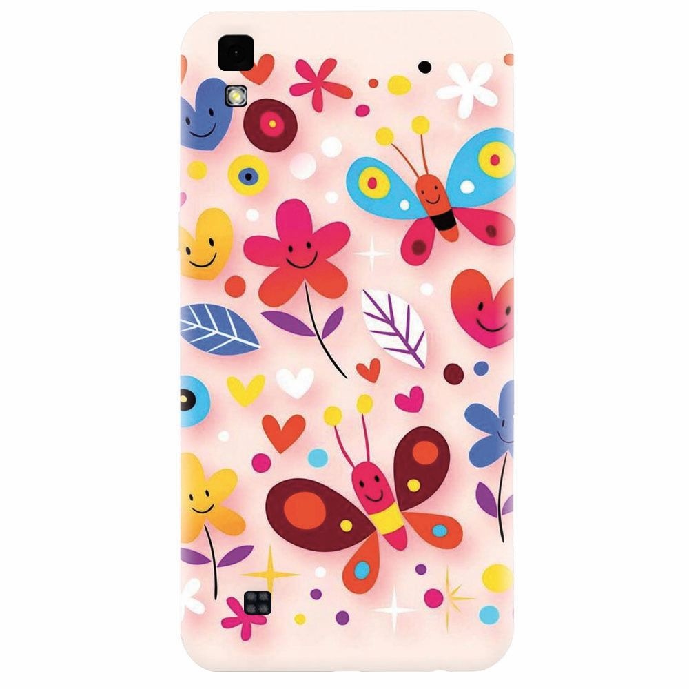 Husa silicon pentru Lg X Power, Butterfly 102
