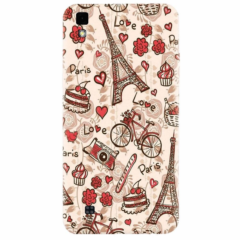 Husa silicon pentru Lg X Power, Paris Love