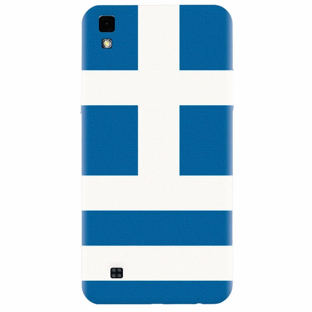 Husa silicon pentru Lg X Power, Greece Flag