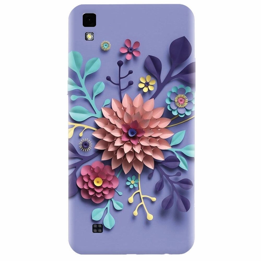 Husa silicon pentru Lg X Power, Flower Artwork