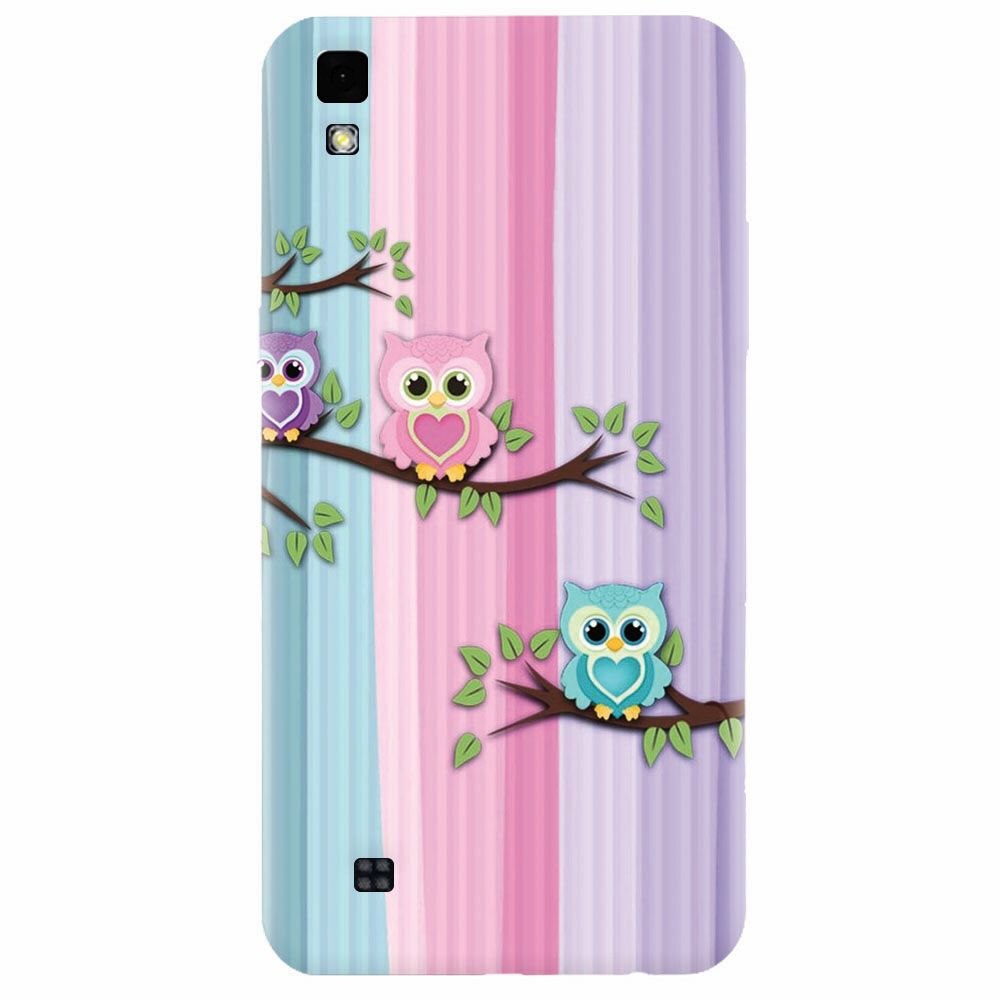 Husa silicon pentru Lg X Power, Cute Owl