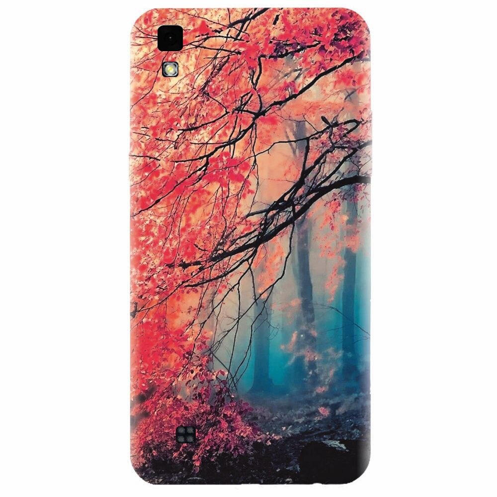 Husa silicon pentru Lg X Power, Morning Fog Inest Nature
