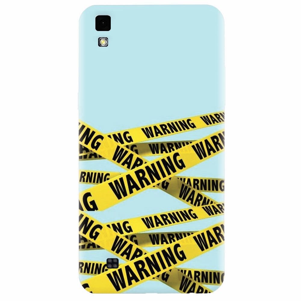 Husa silicon pentru Lg X Power, Warning