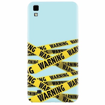 Husa silicon pentru Lg X Power, Warning Husa silicon pentru Lg X Power, Warning