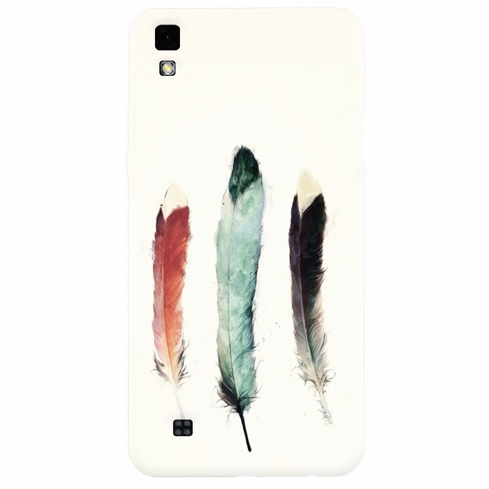 Husa silicon pentru Lg X Power, Three Feathers