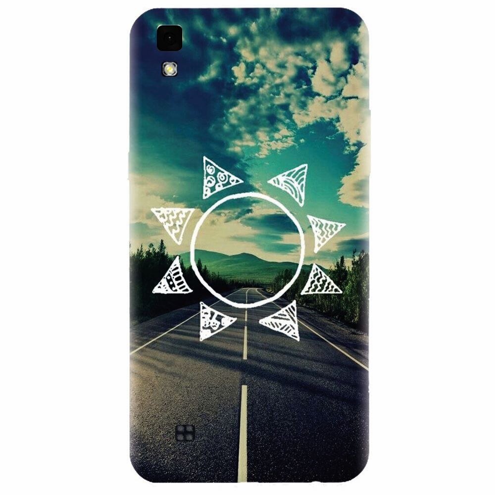 Husa silicon pentru Lg X Power, Sun On The Road