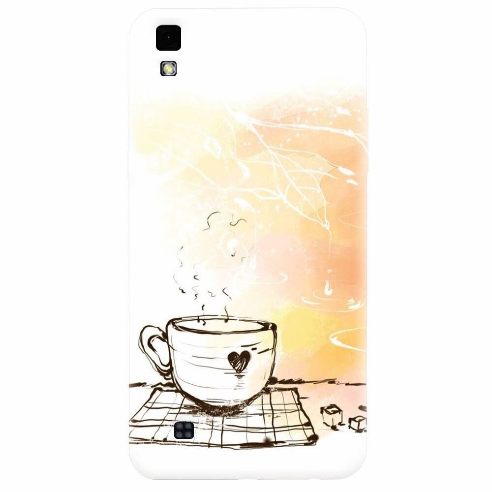 Husa silicon pentru Lg X Power, Coffe Love