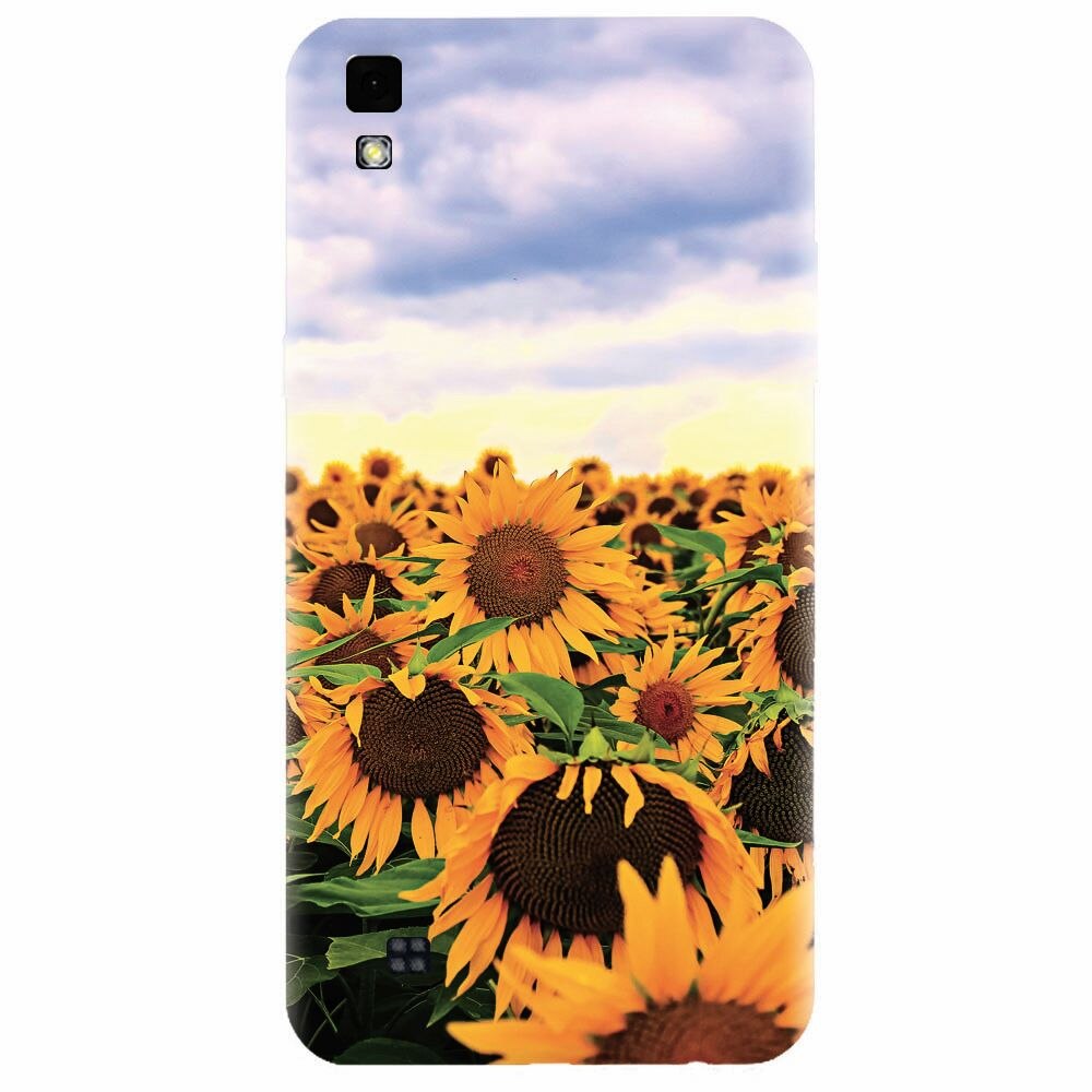 Husa silicon pentru Lg X Power, Sunflowers
