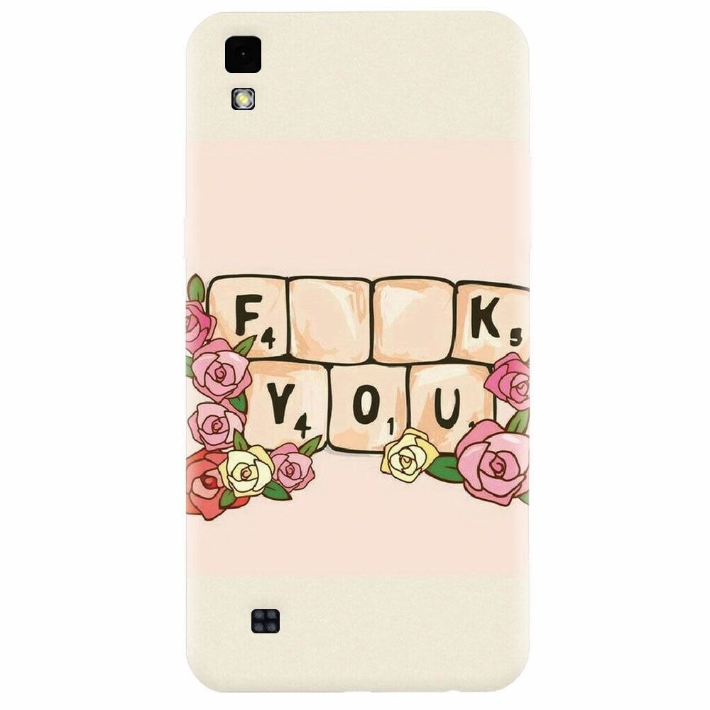 Husa silicon pentru Lg X Power, Scrabble