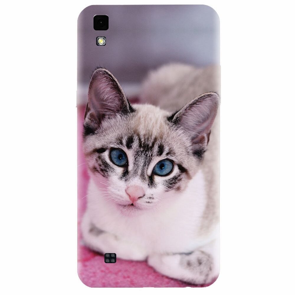 Husa silicon pentru Lg X Power, Siamese Kitty