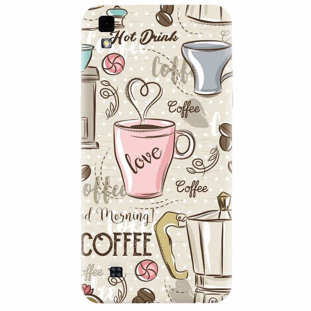 Husa silicon pentru Lg X Power, Coffe And Donuts