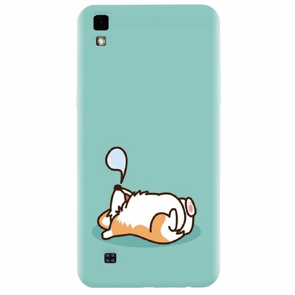Husa silicon pentru Lg X Power, Cute Corgi