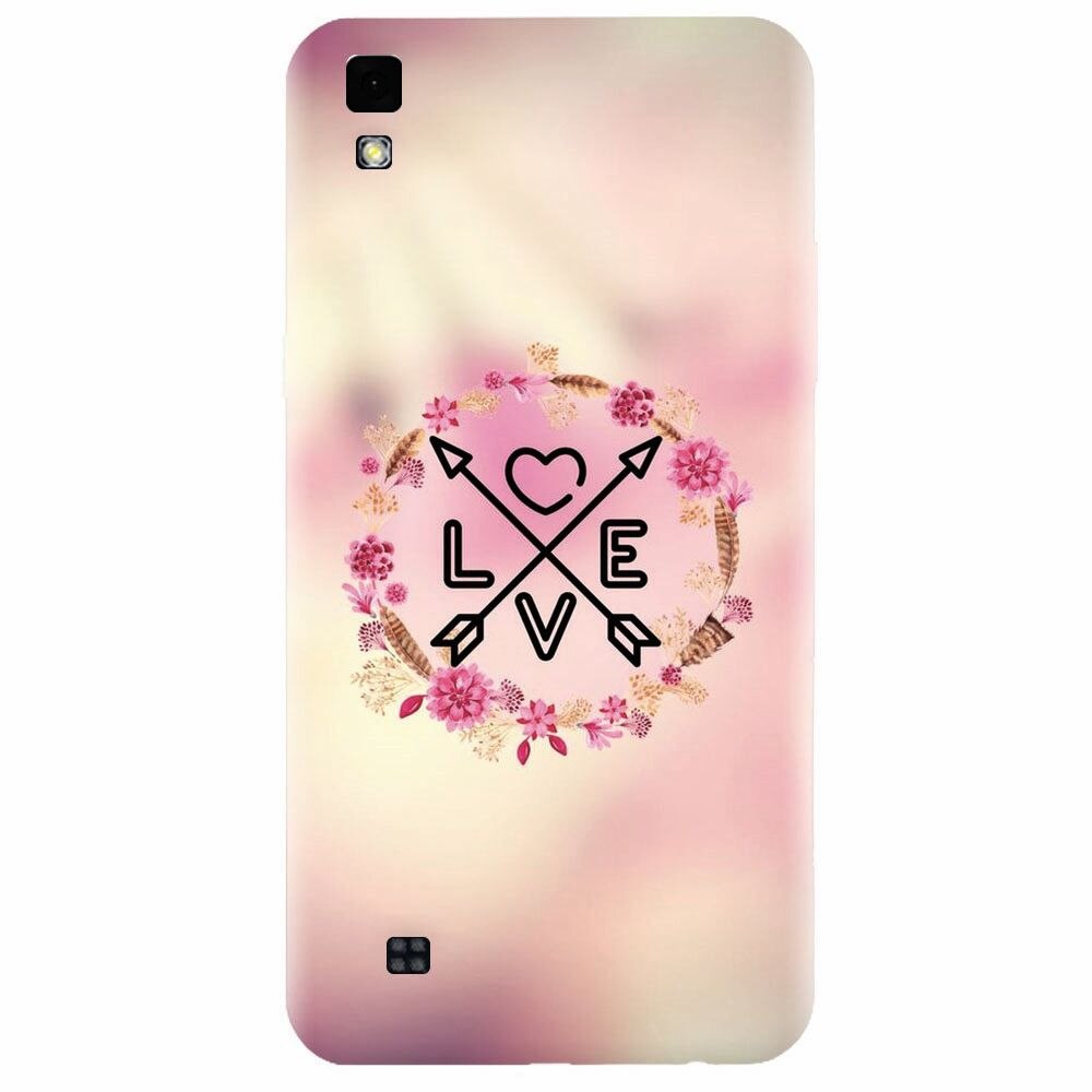 Husa silicon pentru Lg X Power, Love Arrow