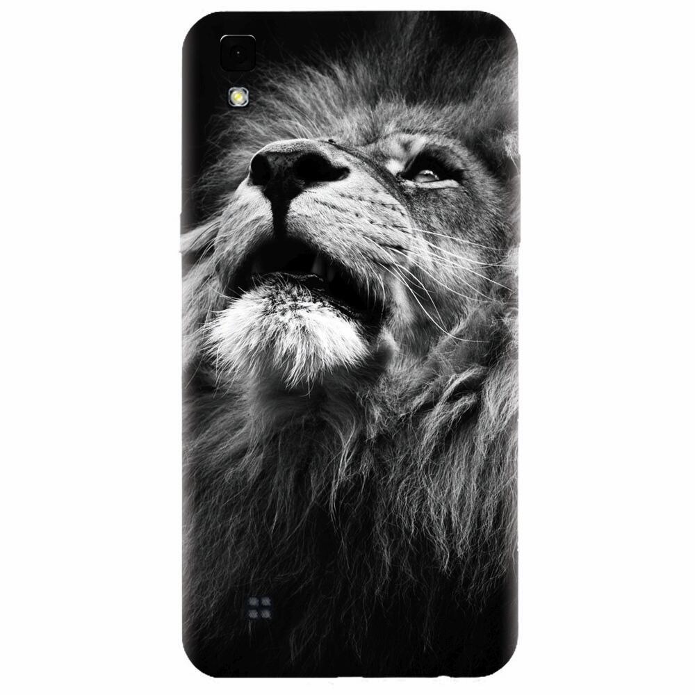 Husa silicon pentru Lg X Power, Majestic Lion Portrait