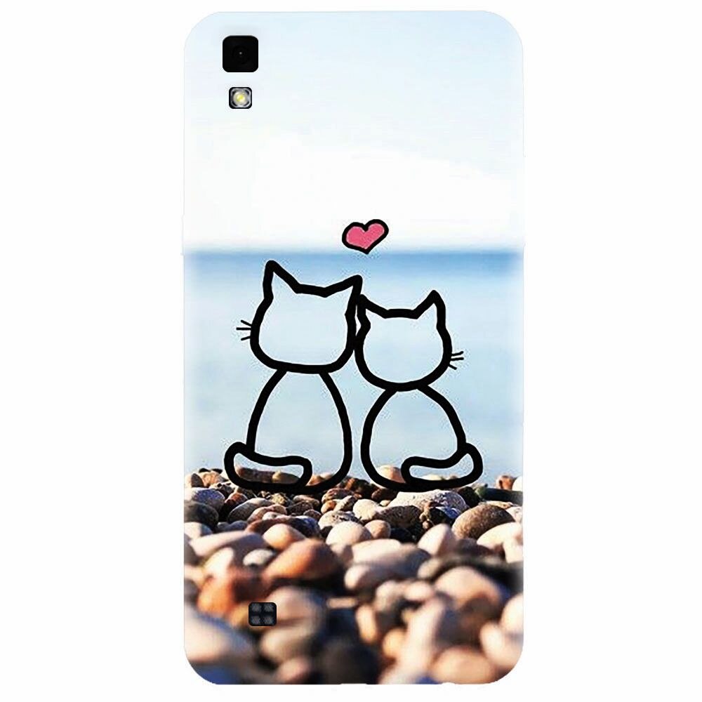 Husa silicon pentru Lg X Power, In Love Cats