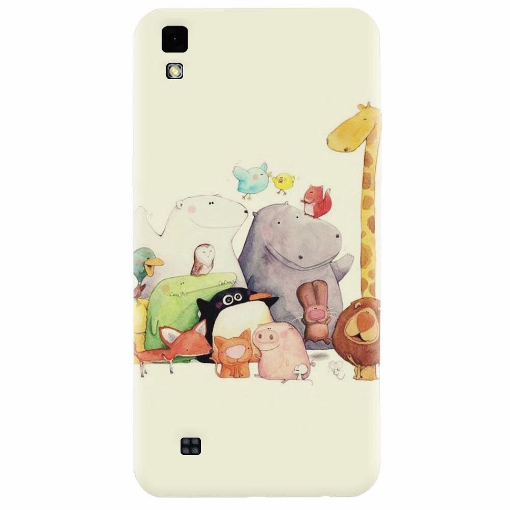Husa silicon pentru Lg X Power, Cute Cartoon Animals