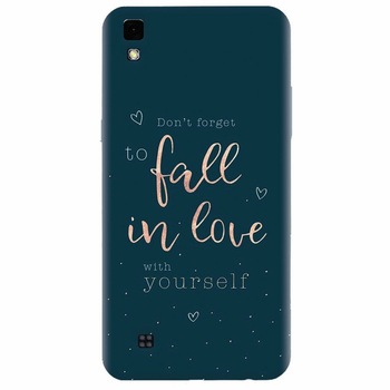 Husa silicon pentru Lg X Power, Fall In Love Husa silicon pentru Lg X Power, Fall In Love