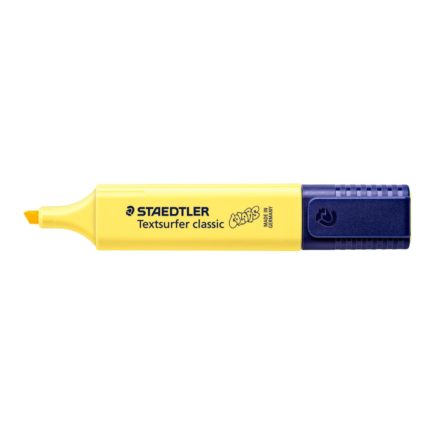 Text marker Staedtler varf tesit 5MM galben bright ST-364C-100