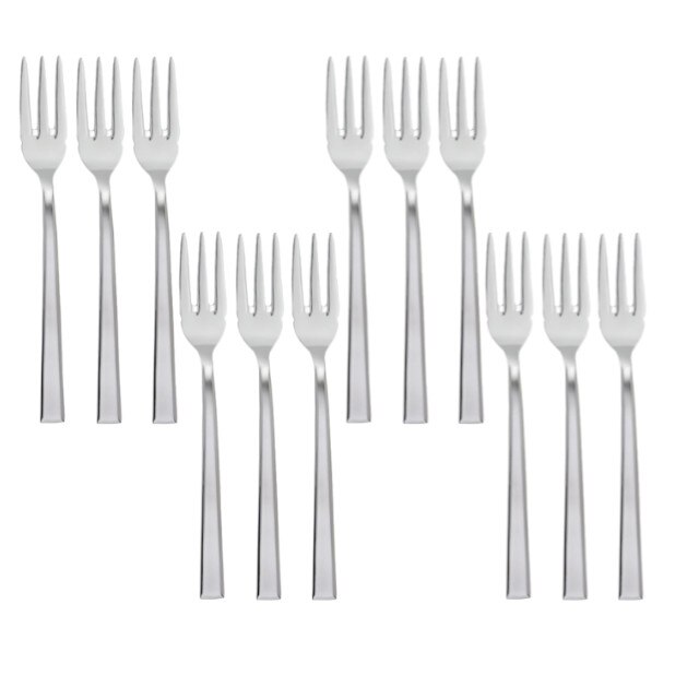 Set 12 furculite pentru peste profesionale HISAR colectia MIAMI