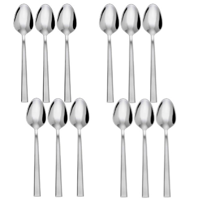 Set 12 linguri profesionale pentru desert HISAR colectia MIAMI