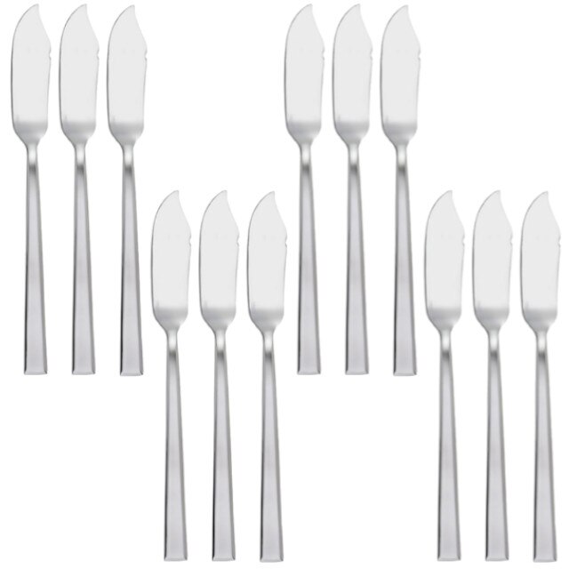 Set 12 cutite pentru peste profesionale HISAR colectia MIAMI