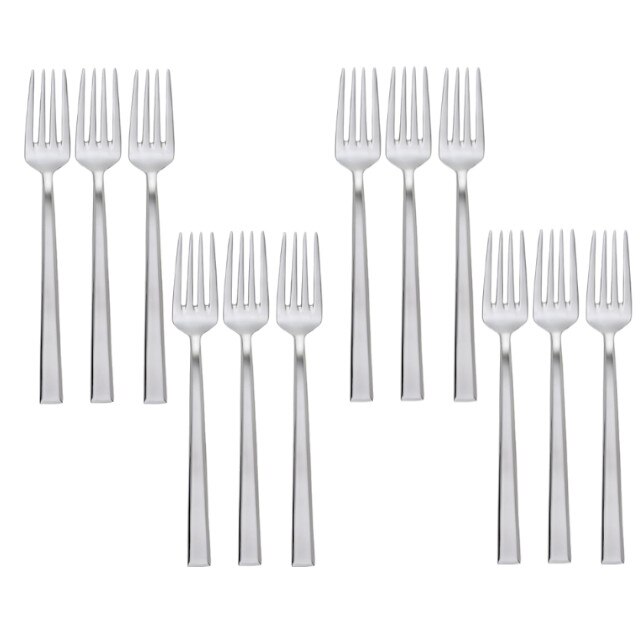 Set 12 furculite pentru desert profesionale HISAR colectia MIAMI