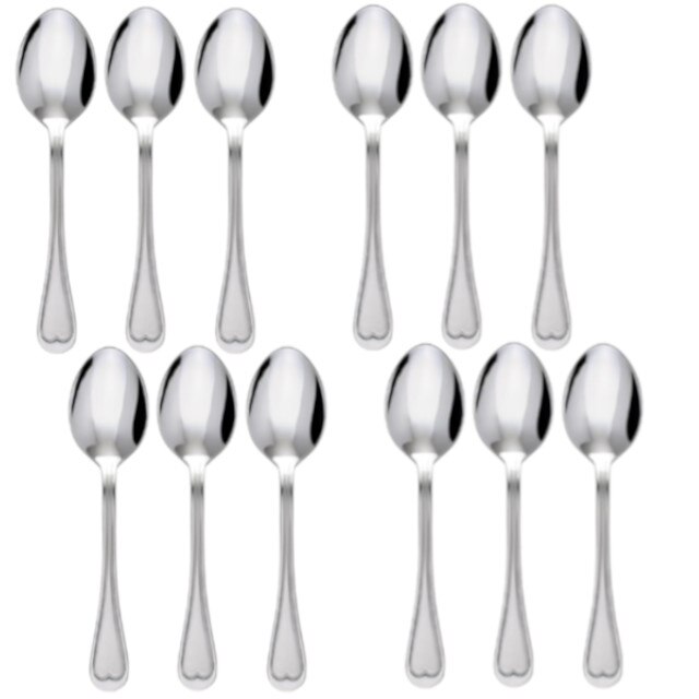 Set 12 linguri profesionale pentru desert HISAR colectia TOPKAPI