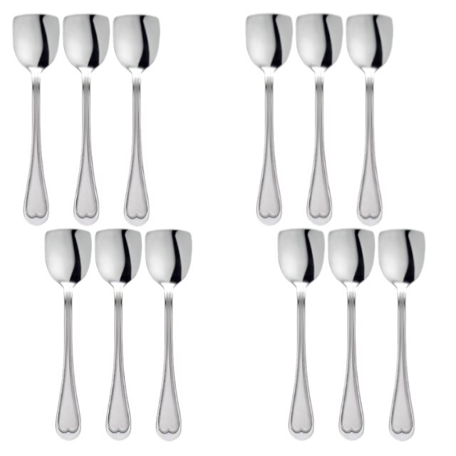 Set 12 linguri profesionale pentru inghetata HISAR colectia TOPKAPI