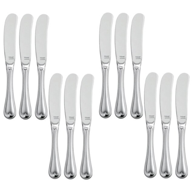 Set 12 cutite pentru unt profesionale HISAR colectia TOPKAPI