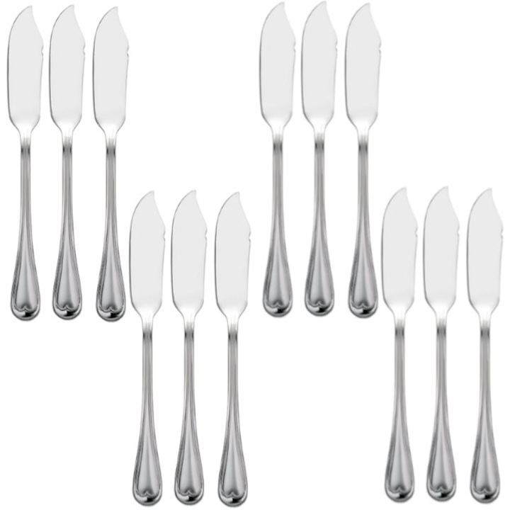 Set 12 cutite profesionale pentru peste HISAR colectia TOPKAPI