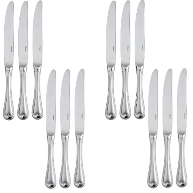 Set 12 cutite pentru desert profesionale HISAR colectia TOPKAPI