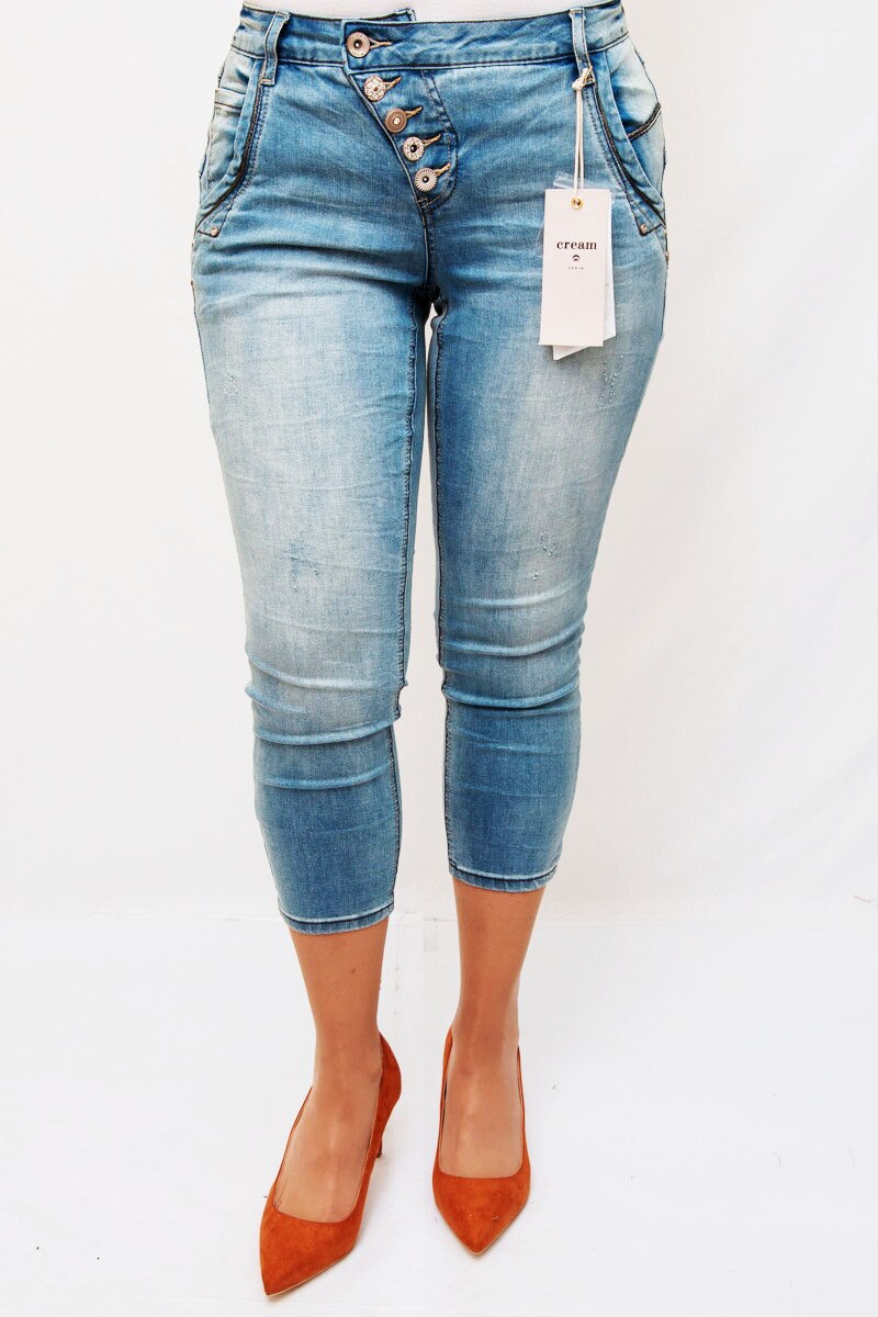 Blugi stretch Sisters Point,albastru