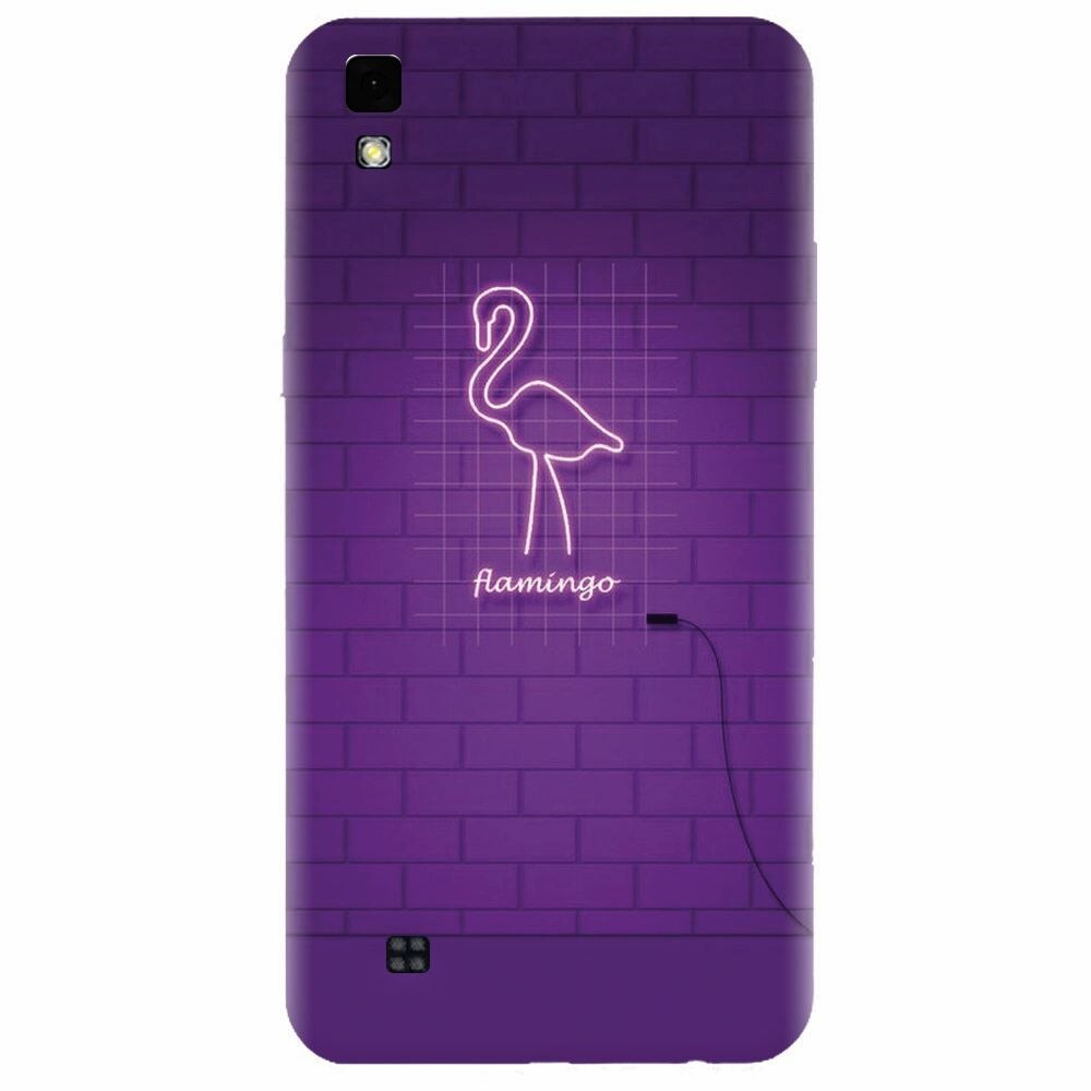 Husa silicon pentru Lg X Power, Light Flamingo