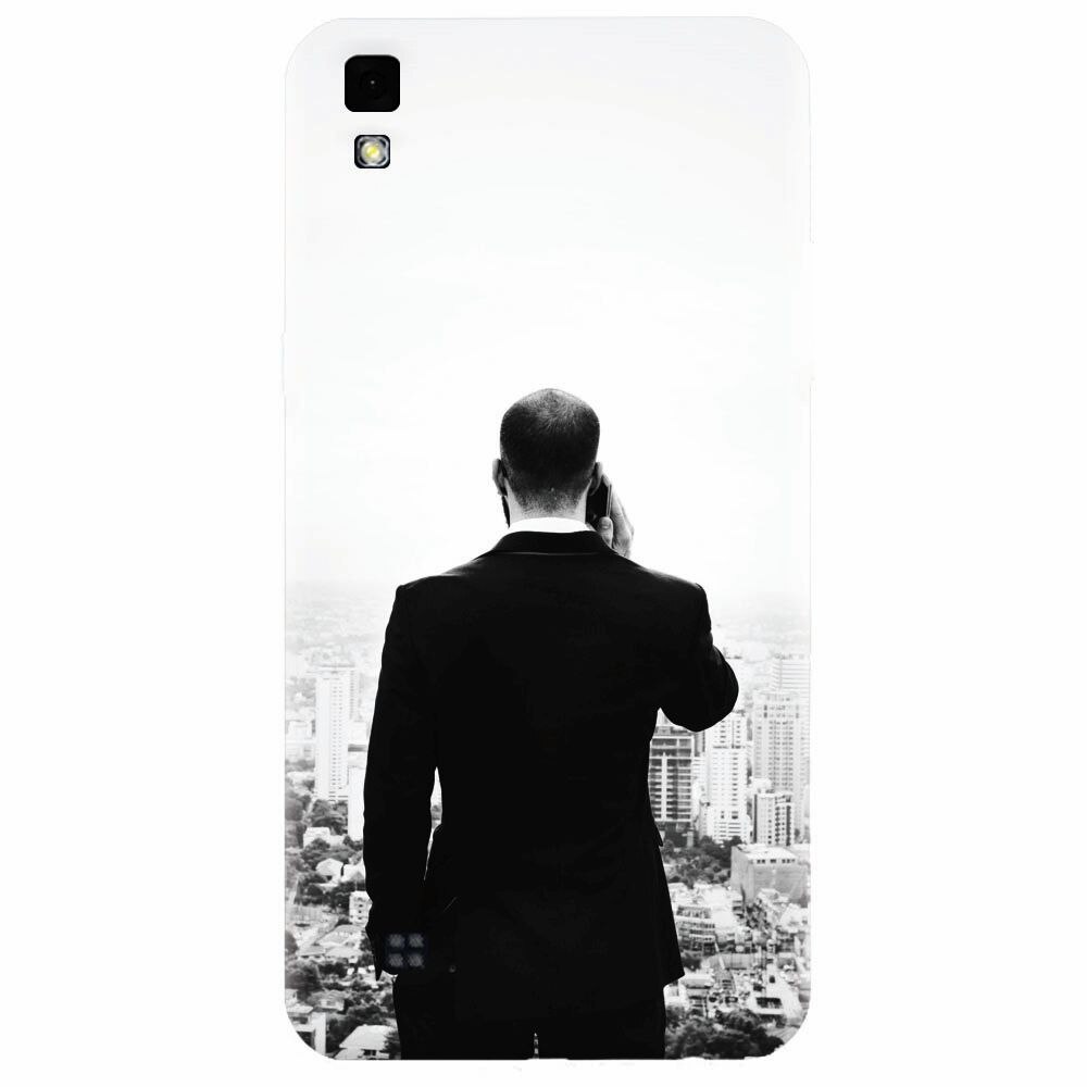 Husa silicon pentru Lg X Power, Man In Suit