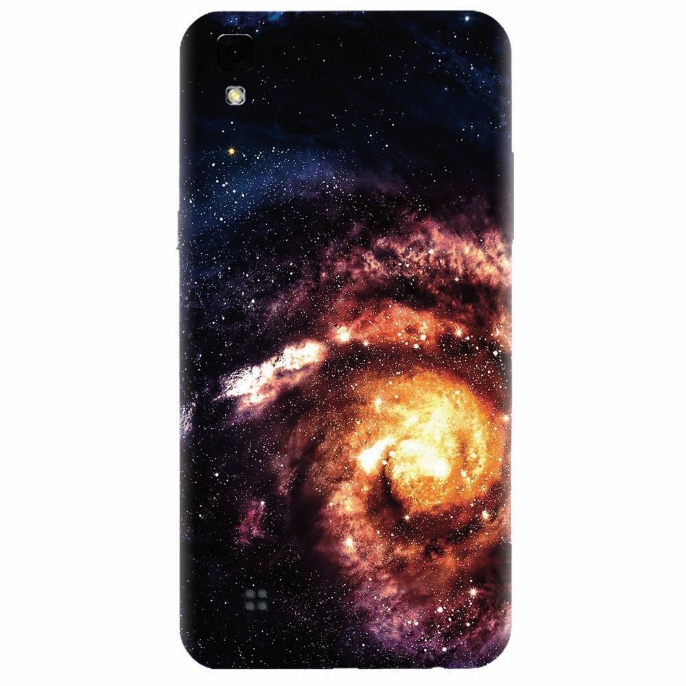 Husa silicon pentru Lg X Power, Spiral Galaxy Illustration