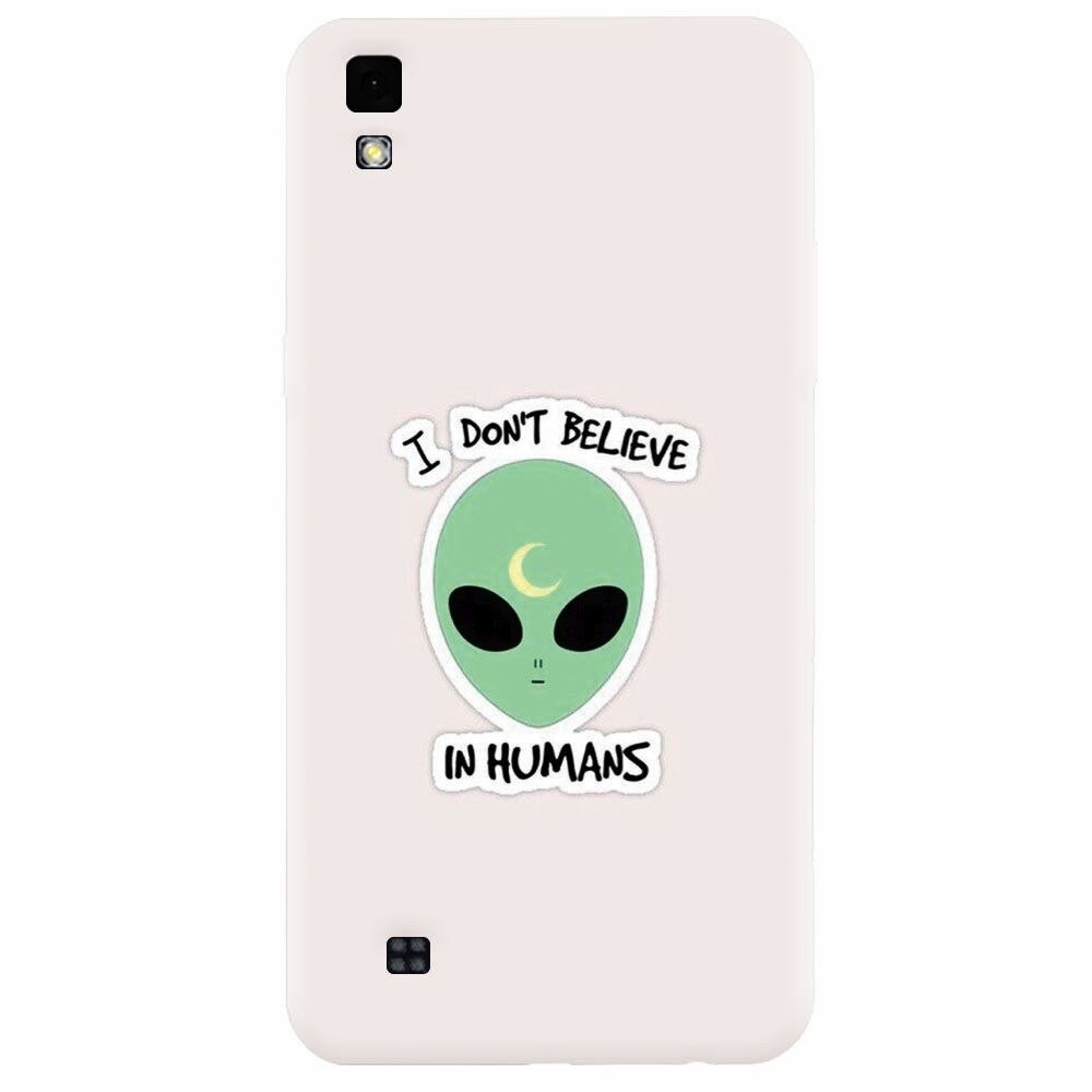 Husa silicon pentru Lg X Power, I Dont Believe In Humans