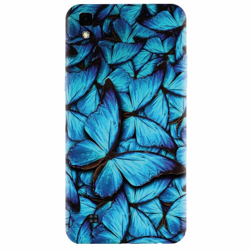 Husa silicon pentru Lg X Power, Blue Butterfly 101