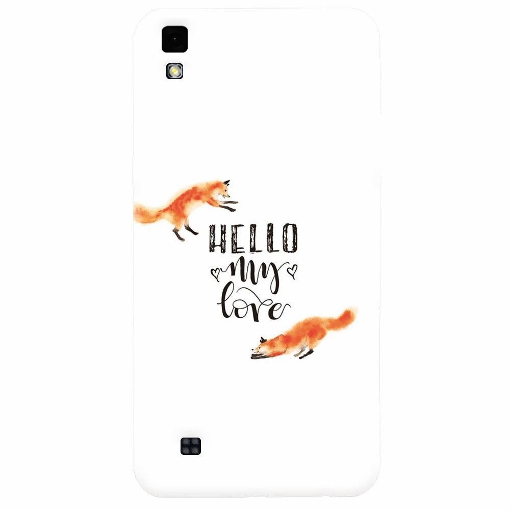Husa silicon pentru Lg X Power, Hello My Love