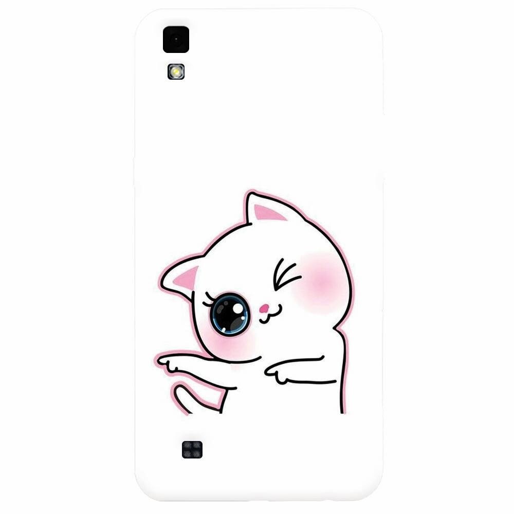 Husa silicon pentru Lg X Power, Cute Kitty