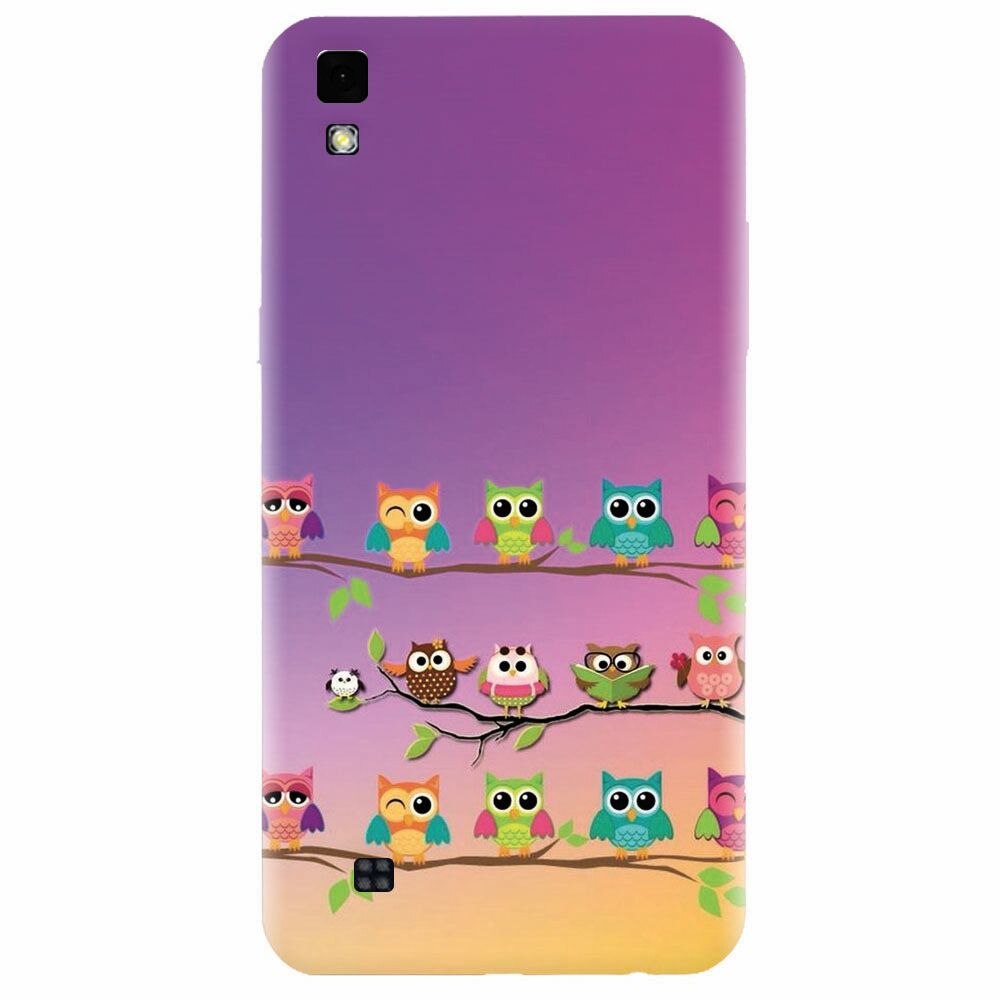 Husa silicon pentru Lg X Power, Owls