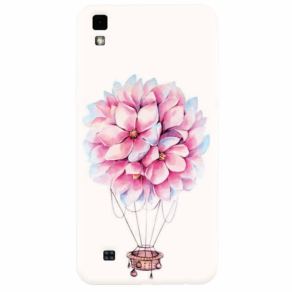 Husa silicon pentru Lg X Power, Flower Baloon
