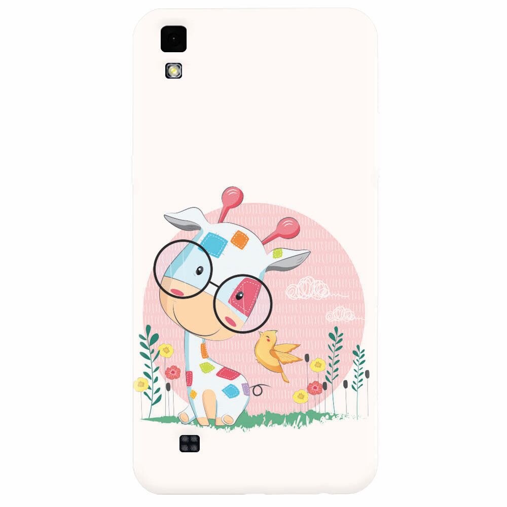 Husa silicon pentru Lg X Power, Baby Giraffe